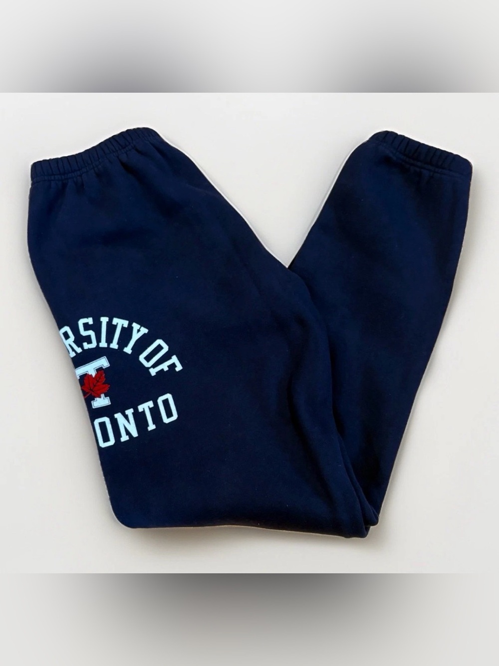 University of Toronto Sweatpants UofT Joggers Navy Blue Large Varsity Collection